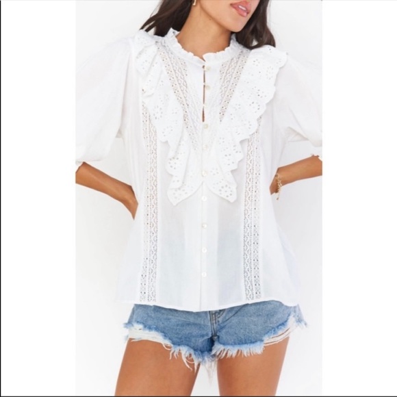 Show Me Your MuMu French Cotton Blouse - Picture 2 of 11
